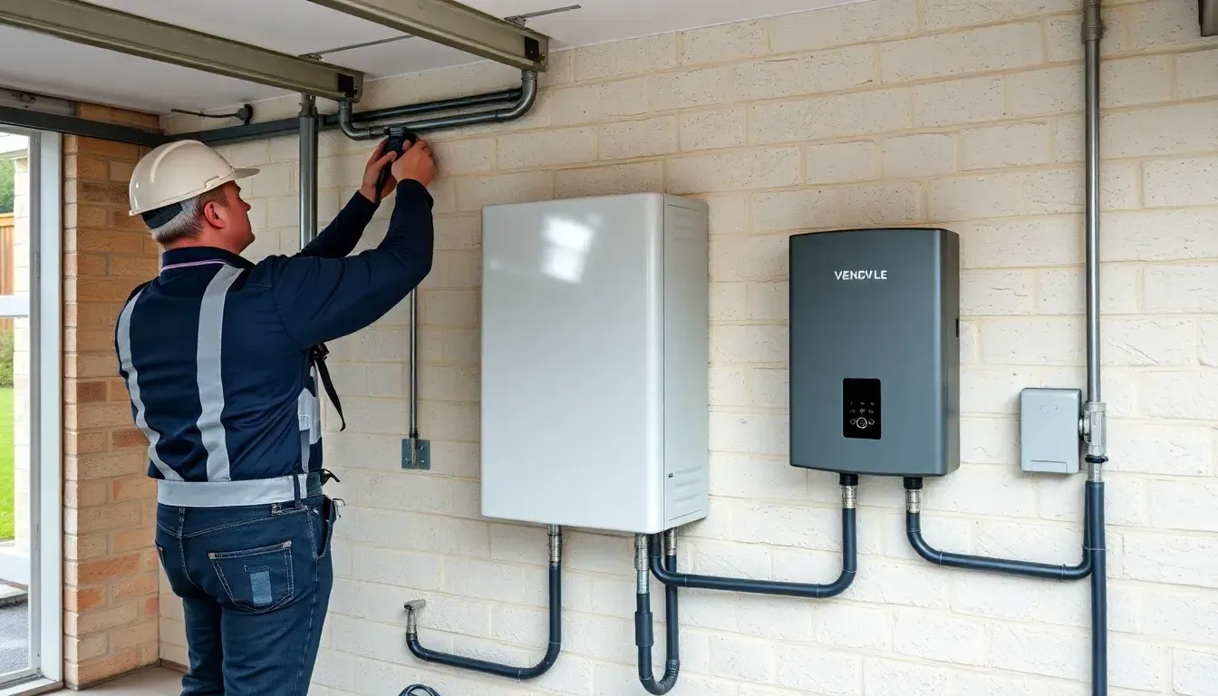 Battery Storage Systems — MCS-certified installer at work on a UK home
