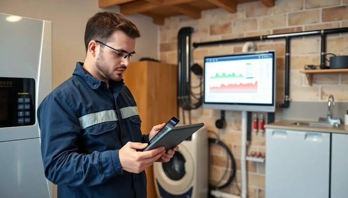 System Health Checks — MCS-certified installer at work on a UK home